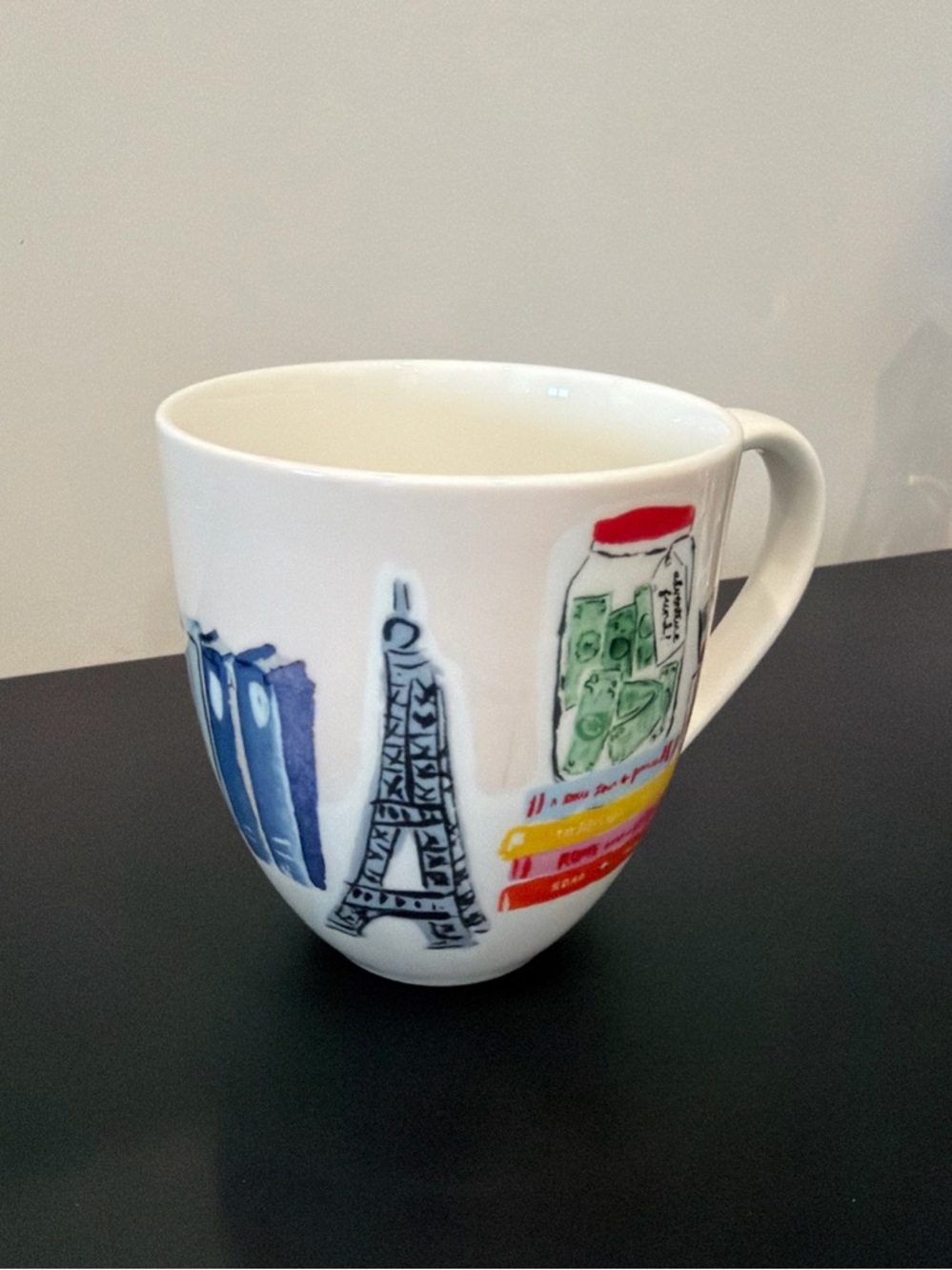 Kate Spade New York Muses Lenox Coffee Cup Mug Paris Eiffel Tower